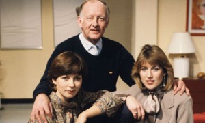 BREAKFAST Time BBC 1983 Debbie Rix, Frank Bough and Selina Scott
